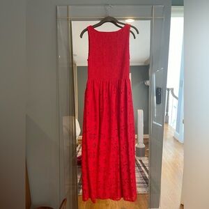 Hill House - Cosima dress in poppy floral lace (collector’s edition) - XS